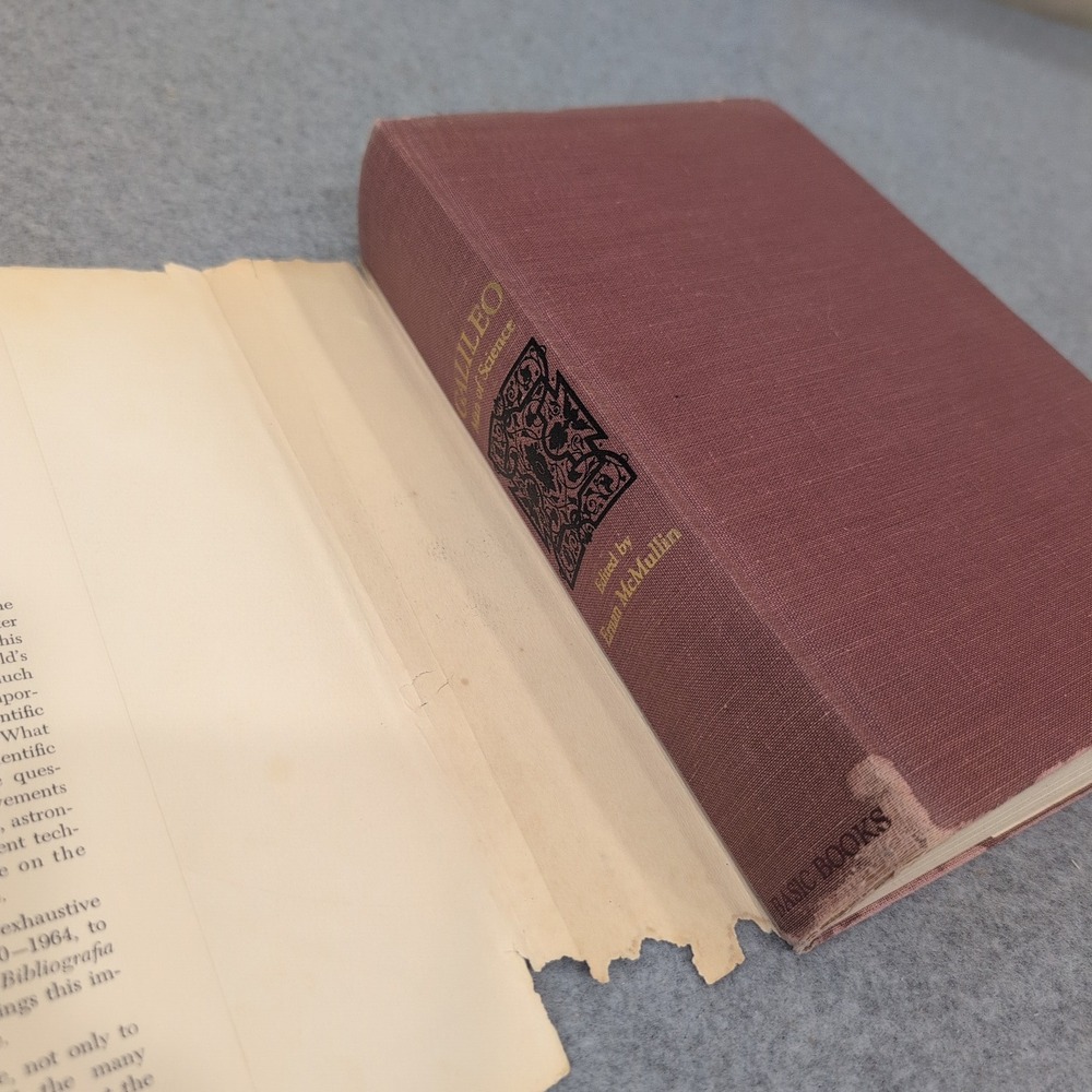 Galileo Man of‎ Science Ernan McMullin 1967 Hardcover Book with Dust Jacket - Picture 3 of 8